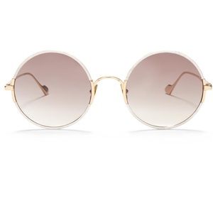 Sunday Somewhere White Tortoise & Gold Sunglasses